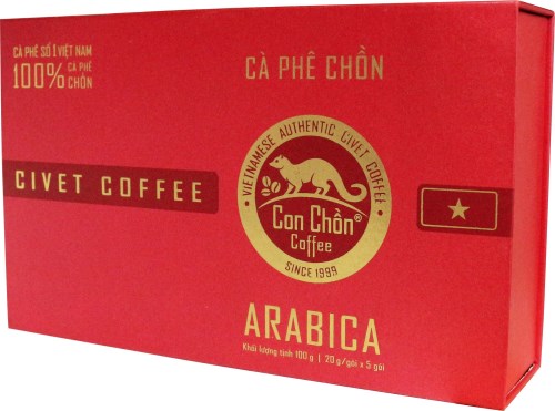 Cà phê chồn Arabica hộp - Cà Phê Con Chồn Vàng C7 - Công Ty TNHH Sản Xuất - Thương Mại Hucafood